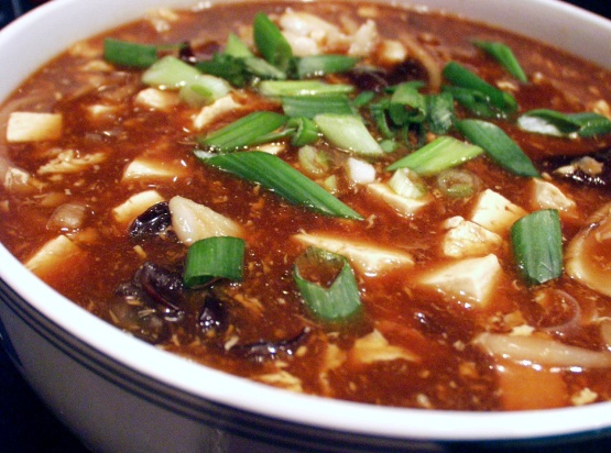 Healthy Vegetarian Hot And Sour Soup Images