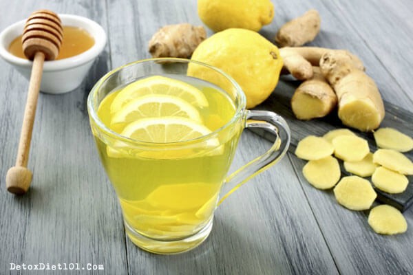 Honey Lemon Detox Water