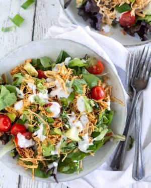 Keto Chicken Taco Salad Recipe