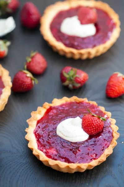 strawberry mini tarts recipe